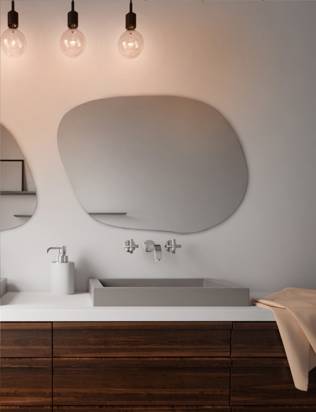 Smartwoods Stain oglindă 70x50 cm 5903003188407