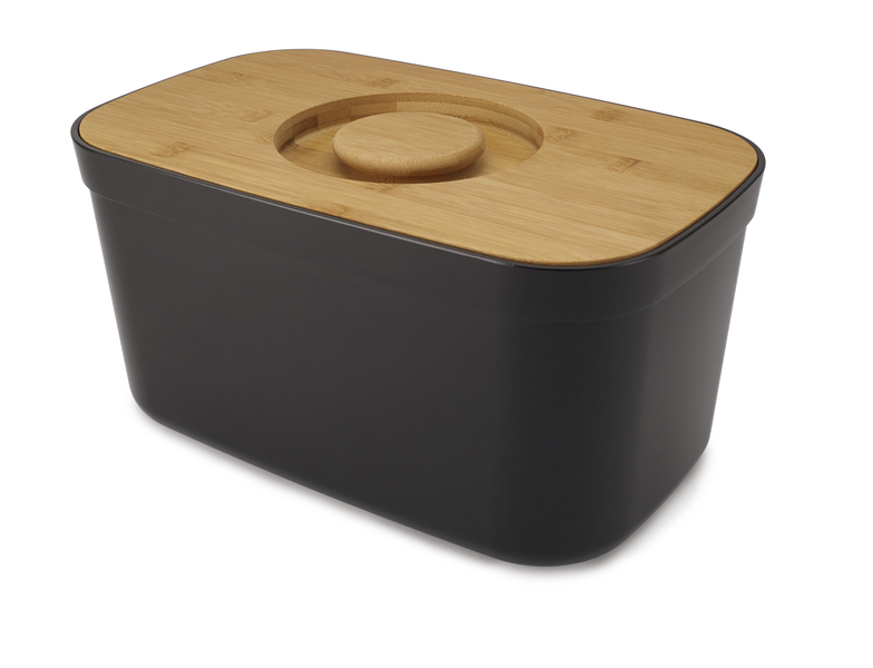 Joseph Joseph Bread Bin cutie de pâine 37x22x18 cm negru-maro 81103