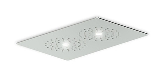 Zucchetti cap de duș 37x24 cm dreptunghiular crom Z94147