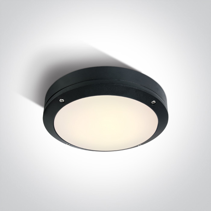 One Light Akteo plafoniera de exterior 1x10 W alb-negru 67442/B/W