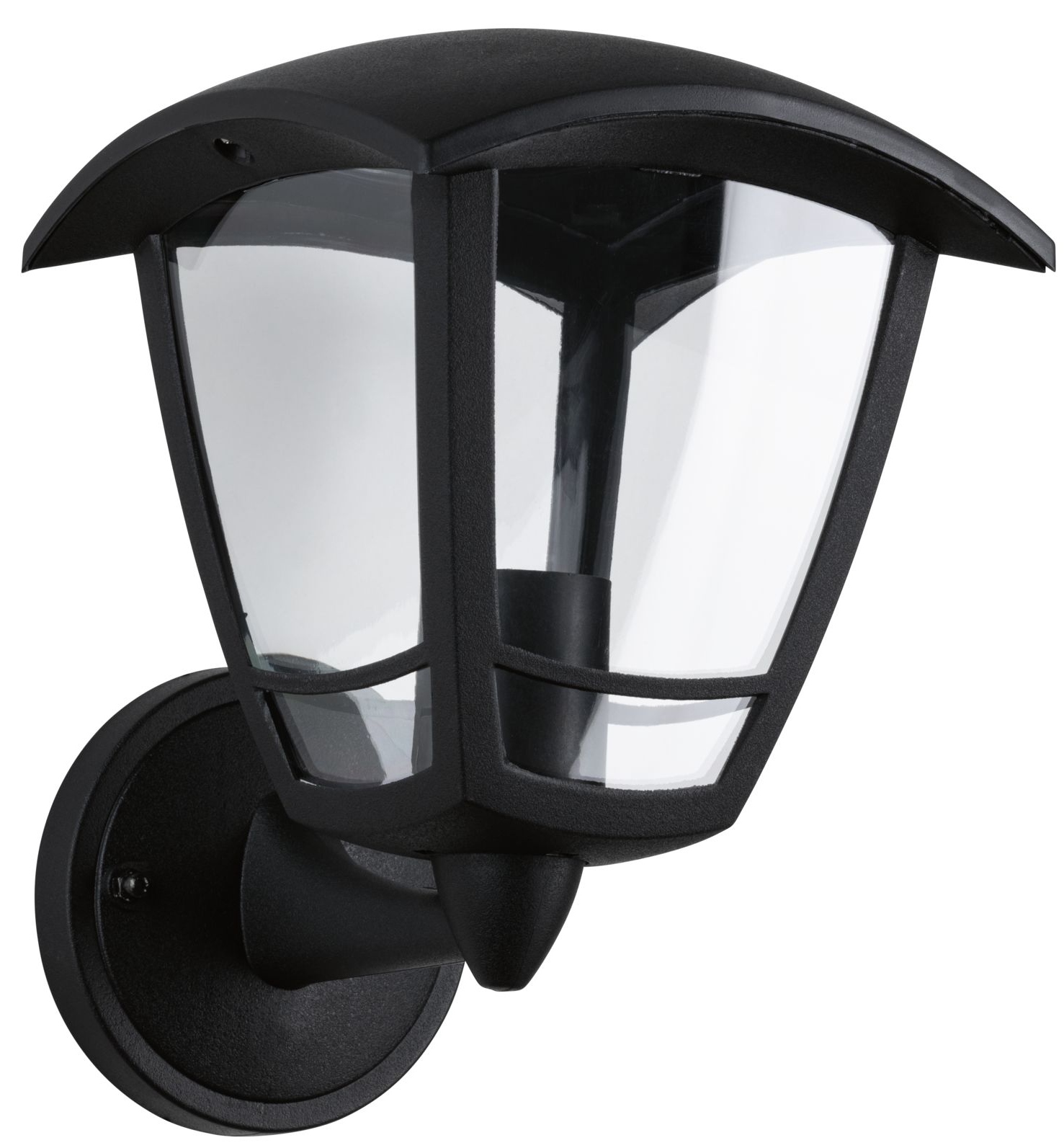 Paulmann Classic Curved aplica exterior 1x12 W negru-transparent 94391