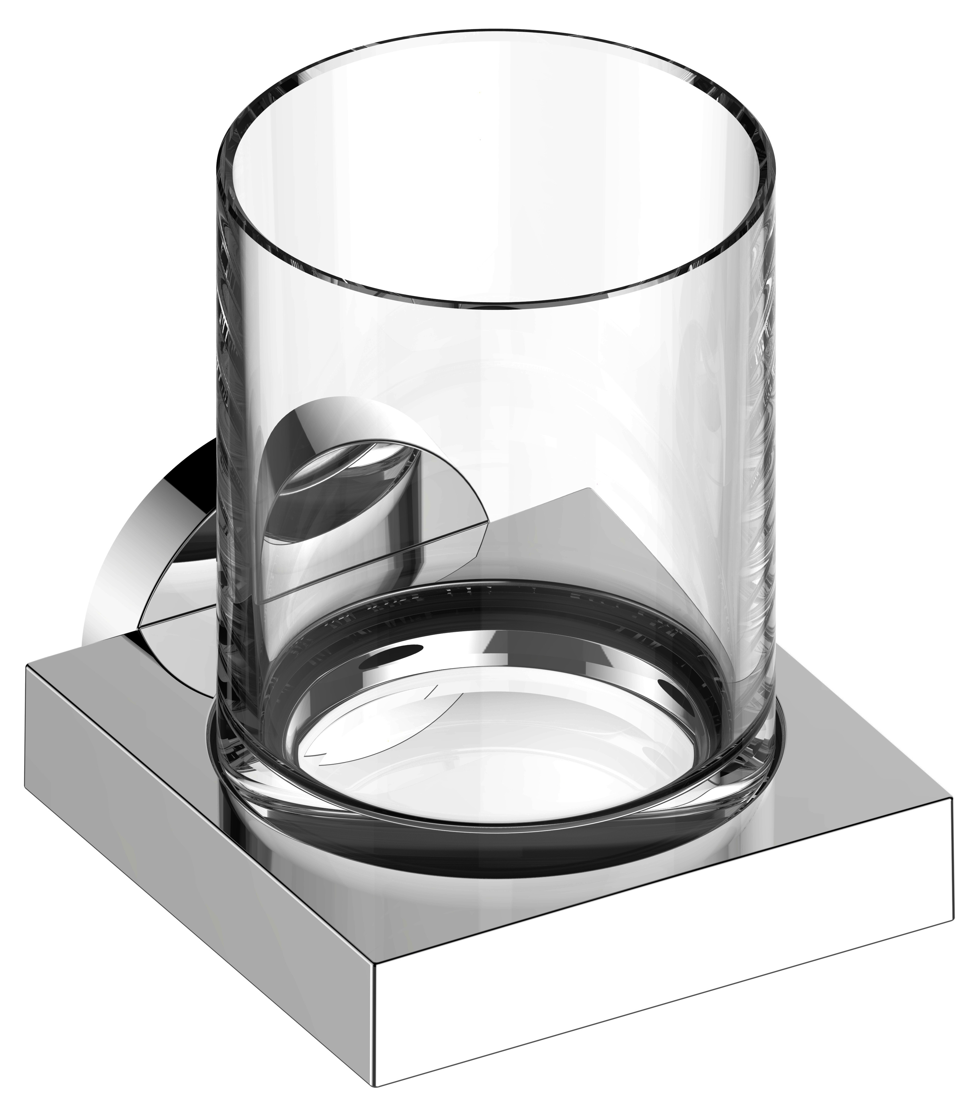 Keuco Edition 90 pahar pentru periuta de dinti transparent-crom 19050019000
