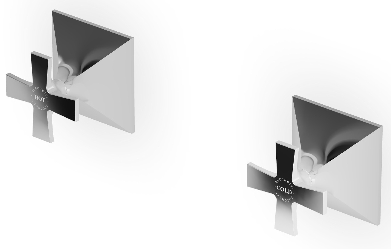 Zucchetti Bellagio baterie de duș ascuns crom ZB1738