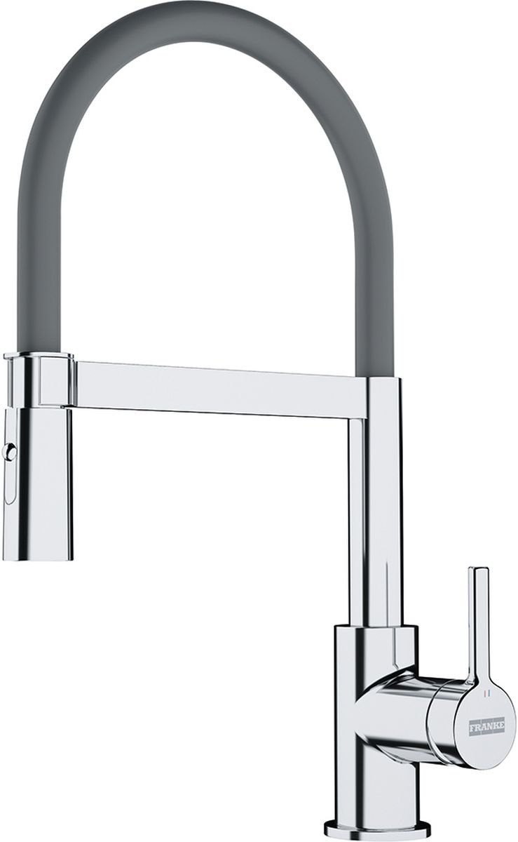 Franke Lina baterie bucătărie pe picior crom-grafit/gri 115.0626.087