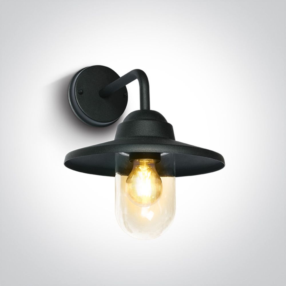 One Light aplica exterior 1x40 W negru 67408/B