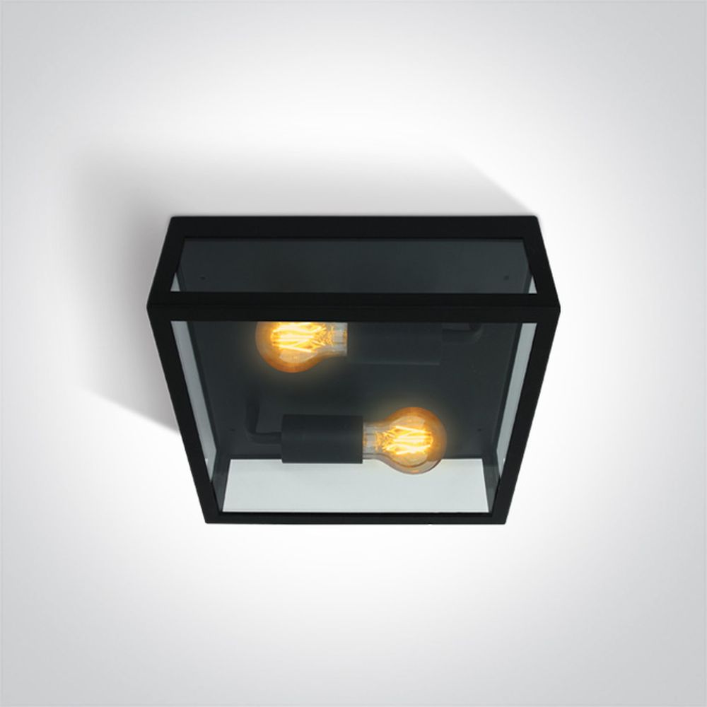 One Light plafoniera de exterior 1x40 W negru 67406D/B