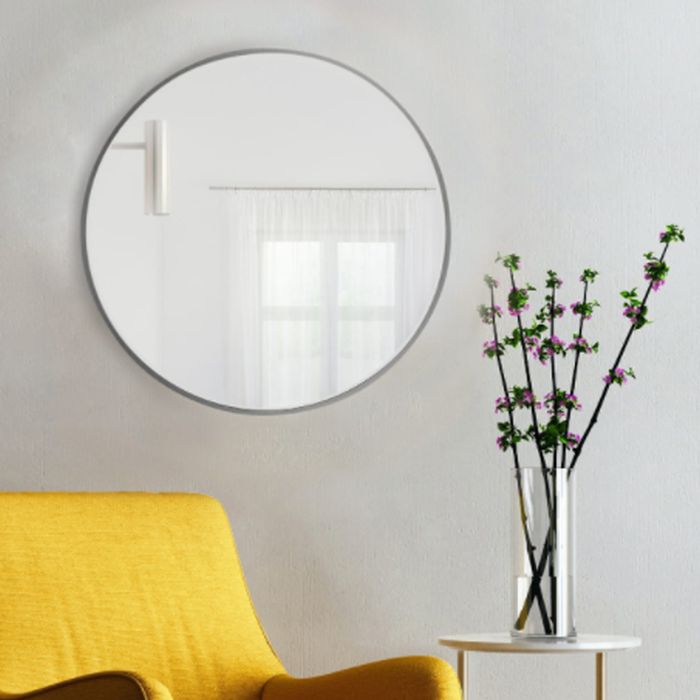 Baltica Design Tiny Border Round oglindă 50x50 cm rotund argint 5904107904344