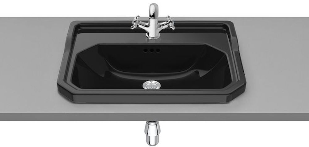 Roca Carmen lavoar 60x45 cm dreptunghiular încastrat negru A3270A5560