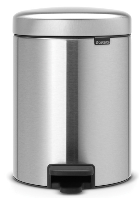 Brabantia NewIcon cos de gunoi 5 l oţel-negru 112645