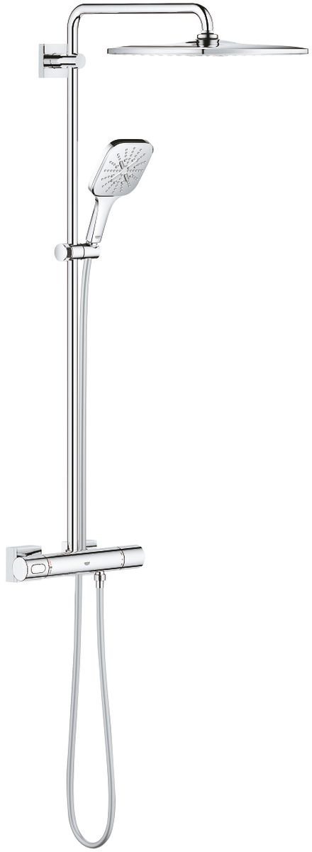 Grohe Rainshower set de duș perete cu termostat StarLight Chrome 26652000