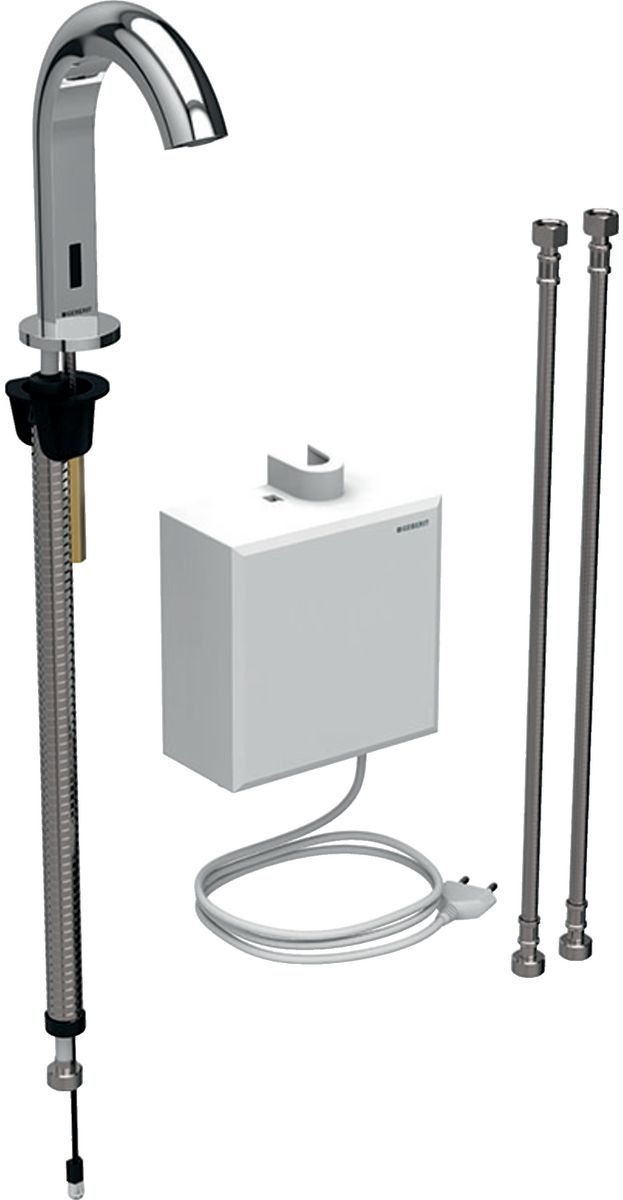 Geberit Piave baterie lavoar stativ cu termostat electrică crom 116.167.21.1