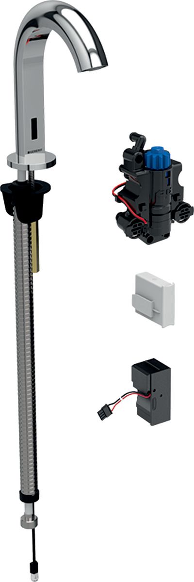 Geberit Piave baterie lavoar stativ cu termostat cu presiune crom 116.187.21.1