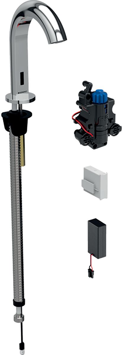Geberit Piave baterie lavoar stativ cu termostat electrică crom 116.188.21.1