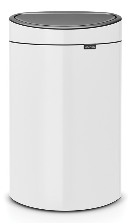 Brabantia Touch Bin cos de gunoi 40 l alb-gri 114984