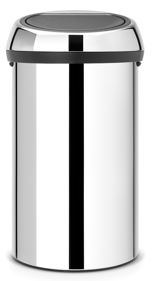 Brabantia Touch Bin recipient pentru resturi 60 l oţel 402609