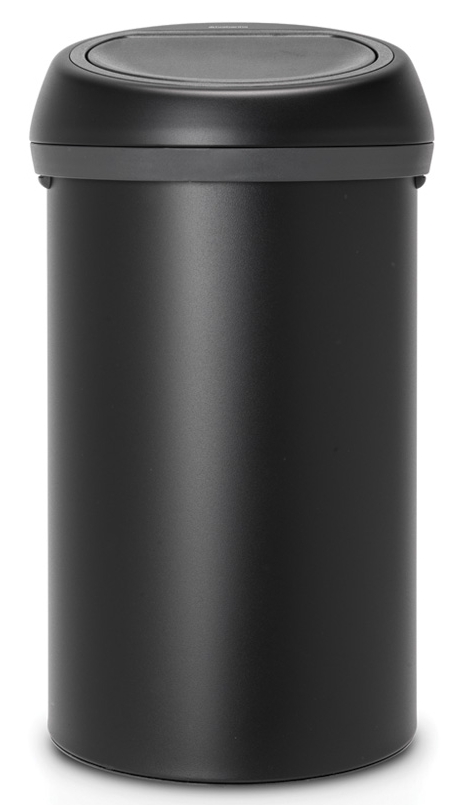 Brabantia Touch Bin recipient pentru resturi 60 l negru 128981