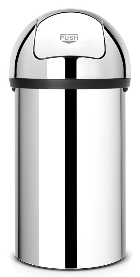 Brabantia Push Bin recipient pentru resturi 60 l oţel 402623