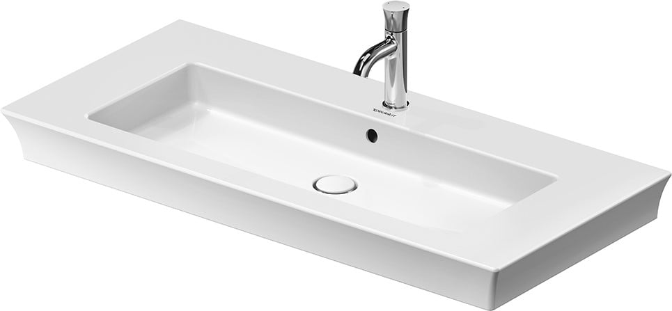 Duravit White Tulip lavoar 105.5x49 cm dreptunghiular mobilier alb 2363100000