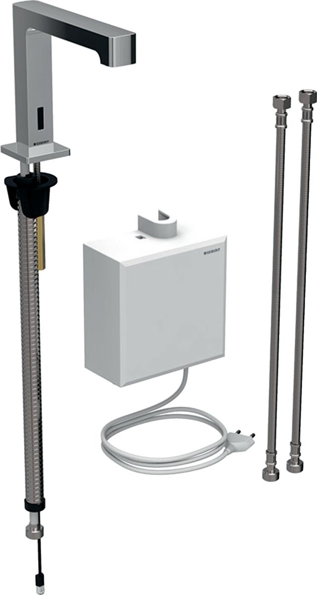 Geberit Brenta baterie lavoar stativ cu termostat electrică crom 116.177.21.1