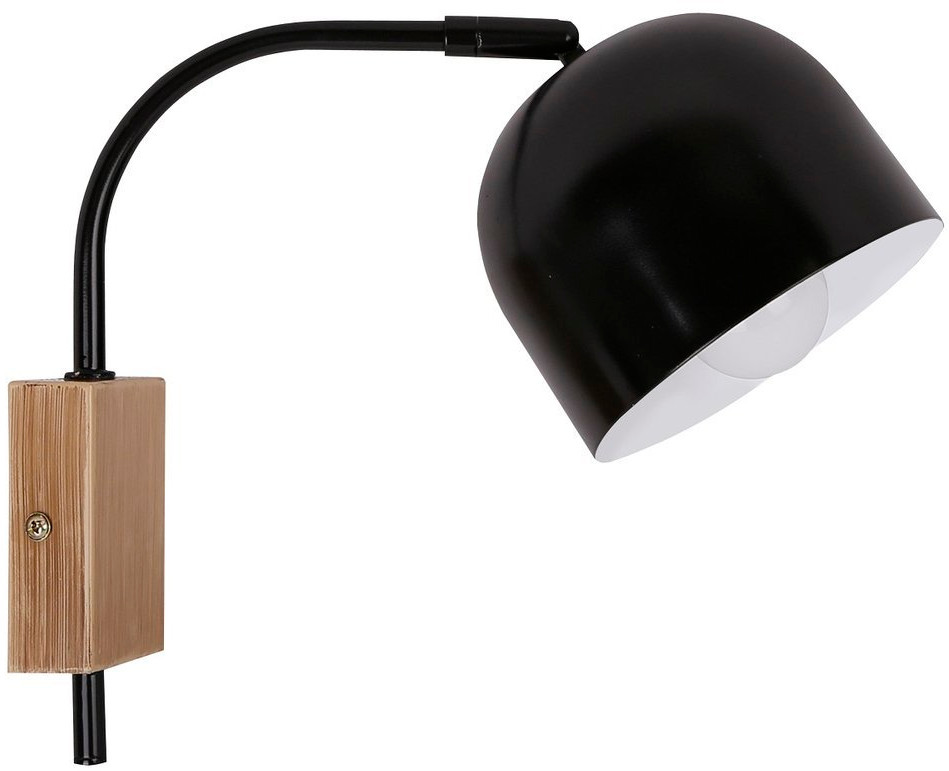 Candellux Rupi lampă de perete 1x40 W negru 21-76687