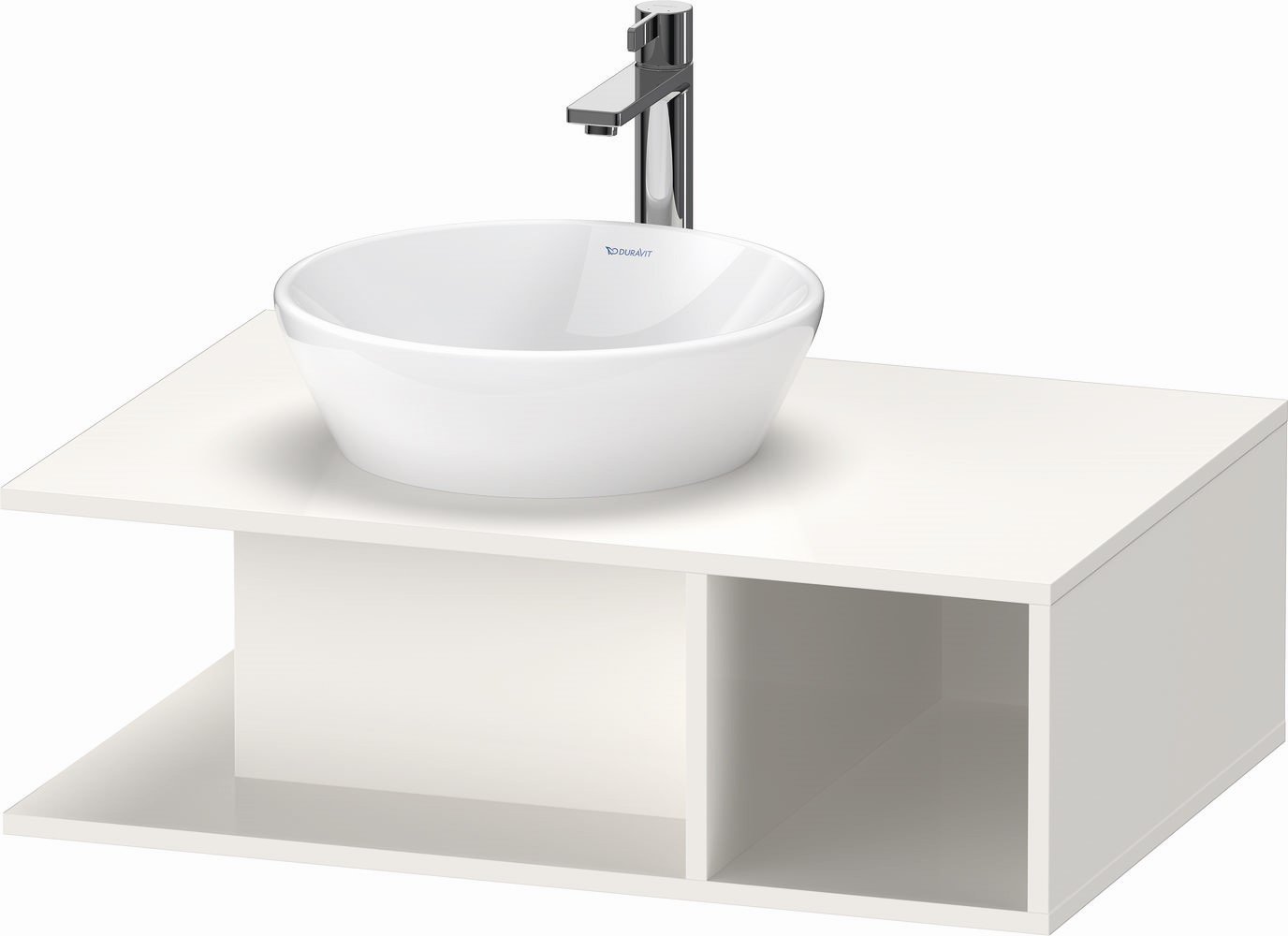 Duravit D-Neo dulap 80x55x26 cm sub chiuveta pe perete alb DE492802222