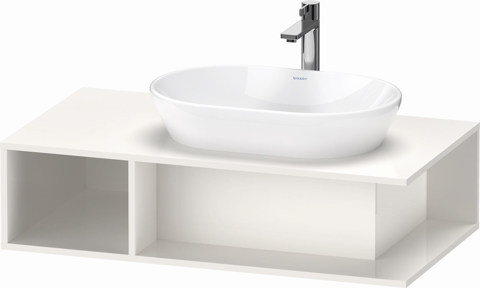 Duravit D-Neo dulap 100x55x26 cm sub chiuveta pe perete alb DE495902222