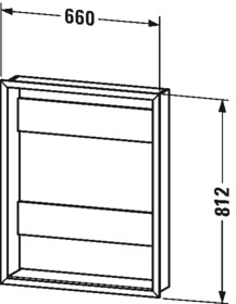 Duravit element al sistemului de asamblare mobilier LM987500000