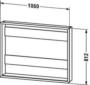 Duravit element al sistemului de asamblare mobilier LM987700000