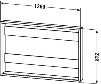 Duravit element al sistemului de asamblare mobilier LM987800000