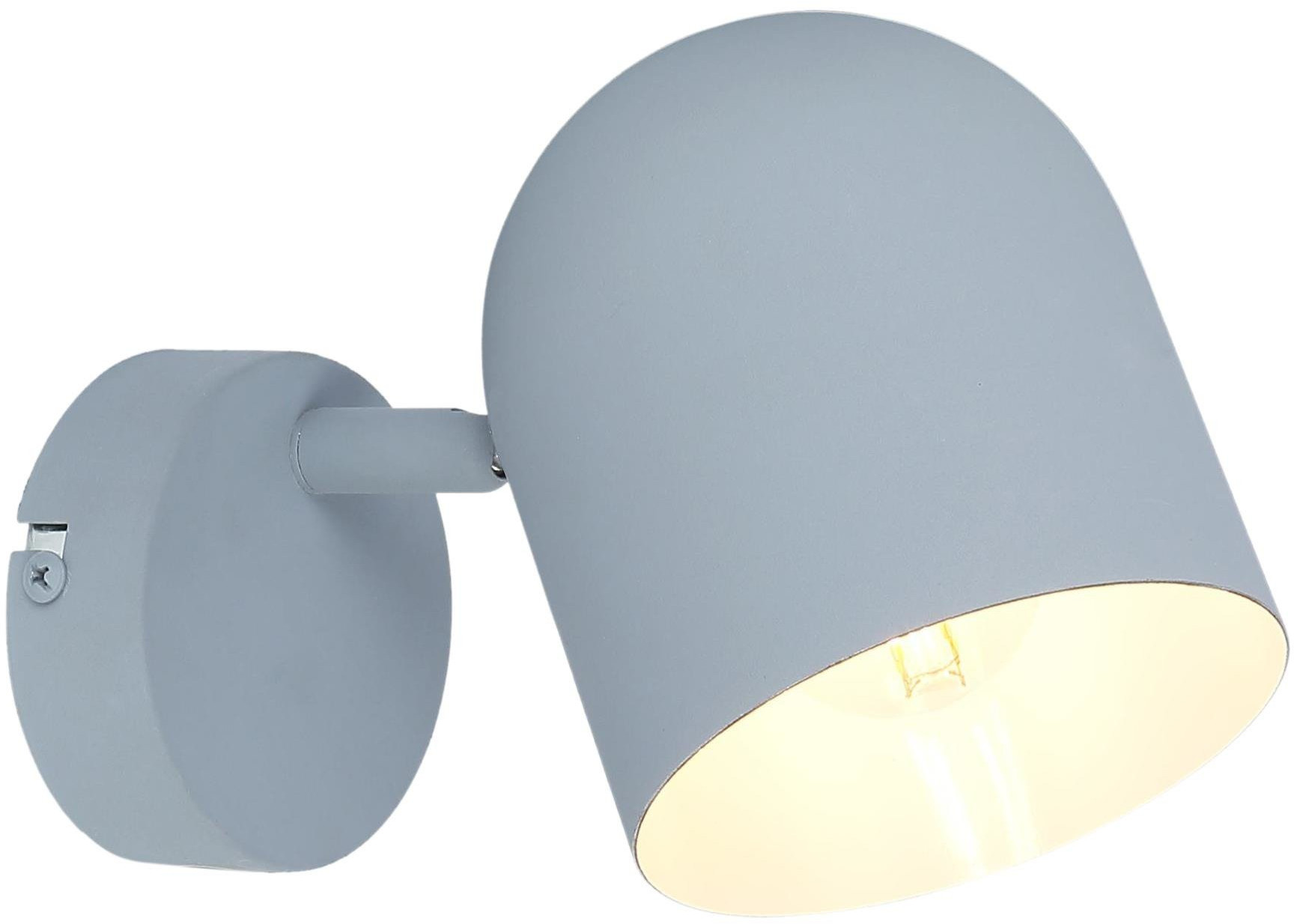 Candellux Azuro lampă de perete 1x40 W gri 91-63205