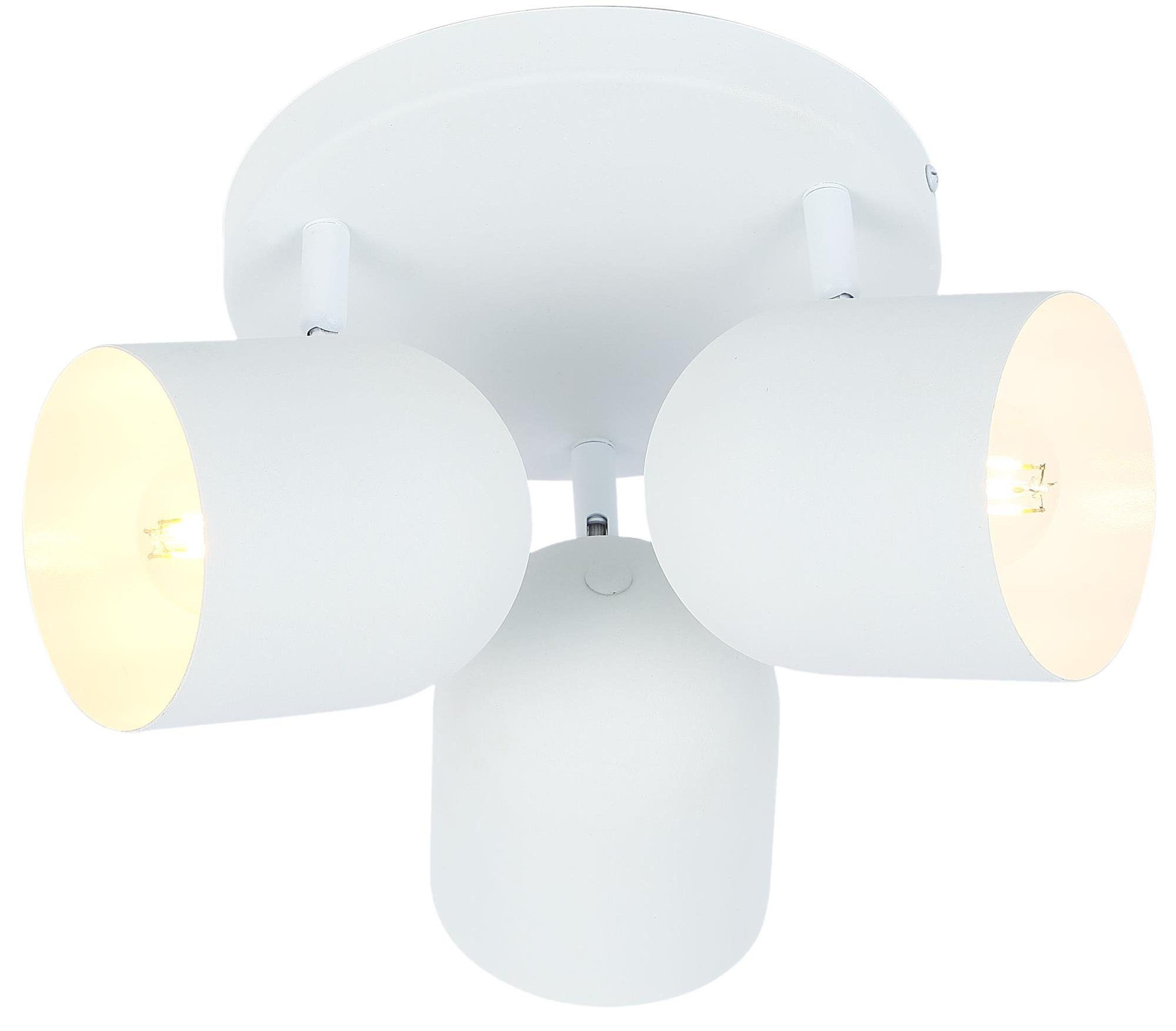 Candellux Azuro lampă de tavan 3x40 W alb 98-63274