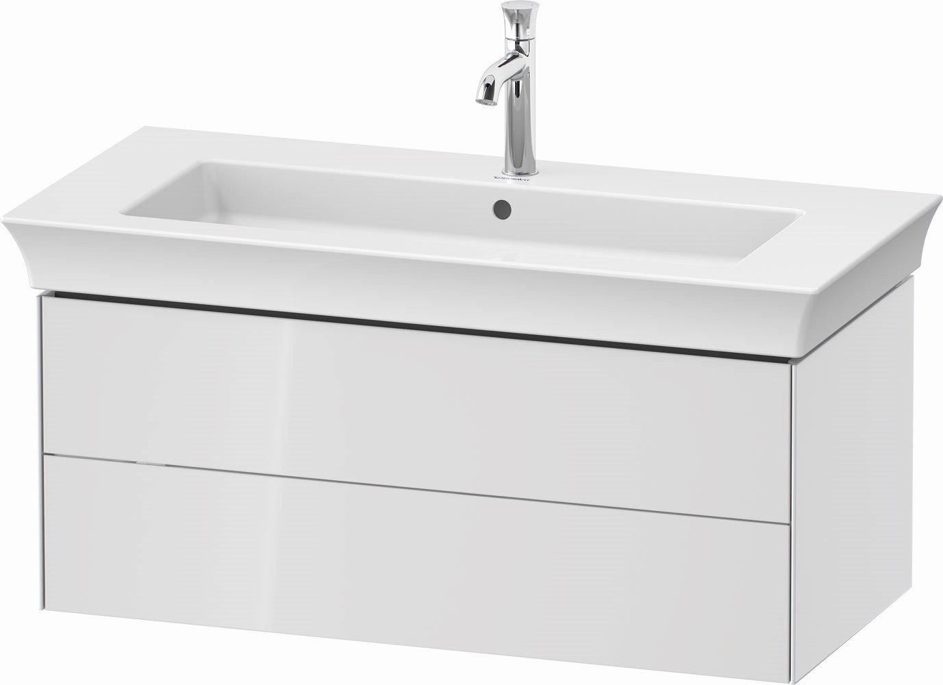 Duravit White Tulip dulap 98.4x45.8x41 cm sub chiuveta pe perete alb WT434208585