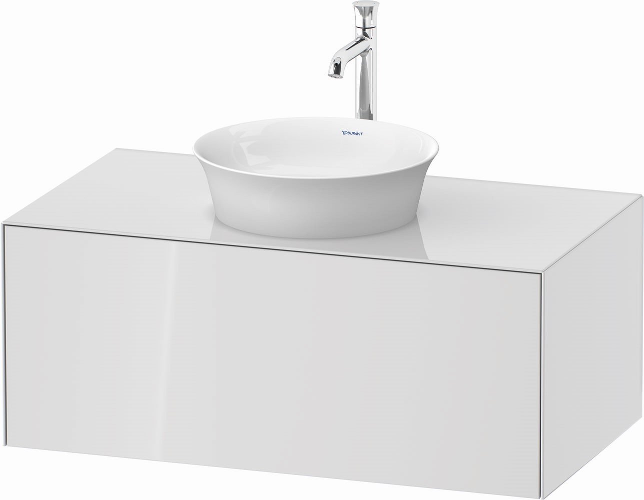 Duravit White Tulip dulap 100x55x40.8 cm sub chiuveta pe perete alb WT497608585