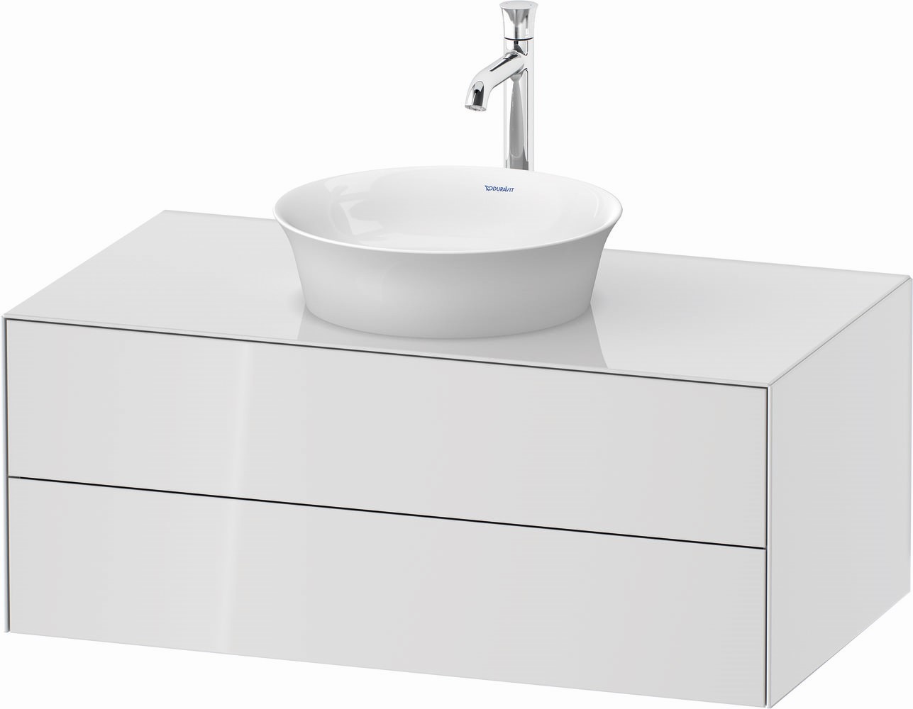 Duravit White Tulip dulap 100x55x40.8 cm dulap atârnat sub chiuvetă alb WT498608585