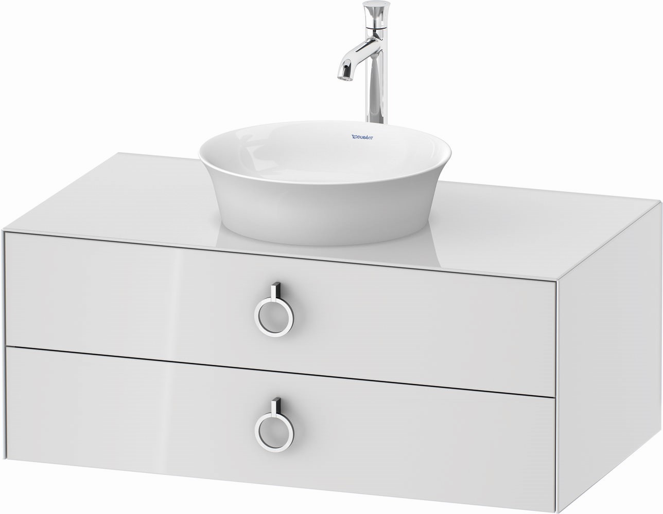 Duravit White Tulip dulap 100x55x40.8 cm dulap atârnat sub chiuvetă alb WT499108585