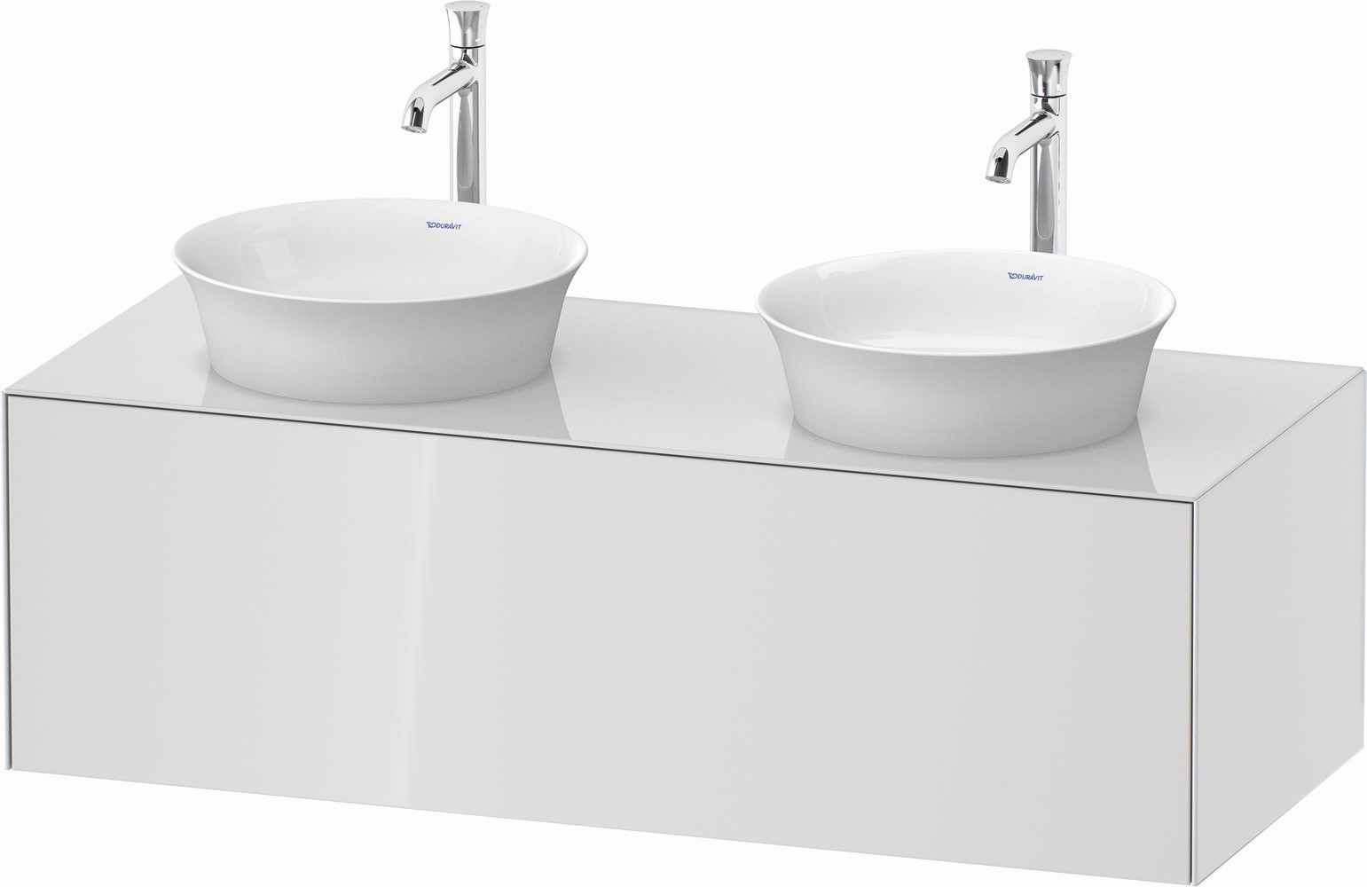 Duravit White Tulip dulap 130x55x40.8 cm sub chiuveta pe perete alb WT4978B8585