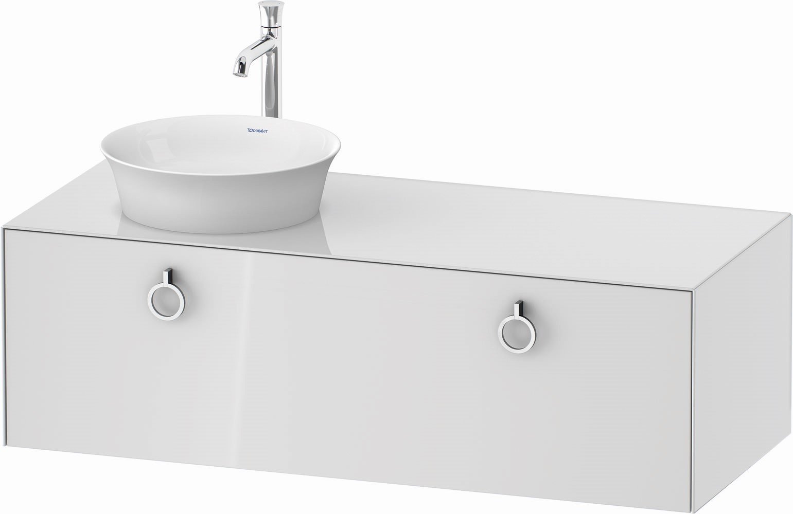 Duravit White Tulip dulap 130x55x40.8 cm sub chiuveta pe perete alb WT4982L8585