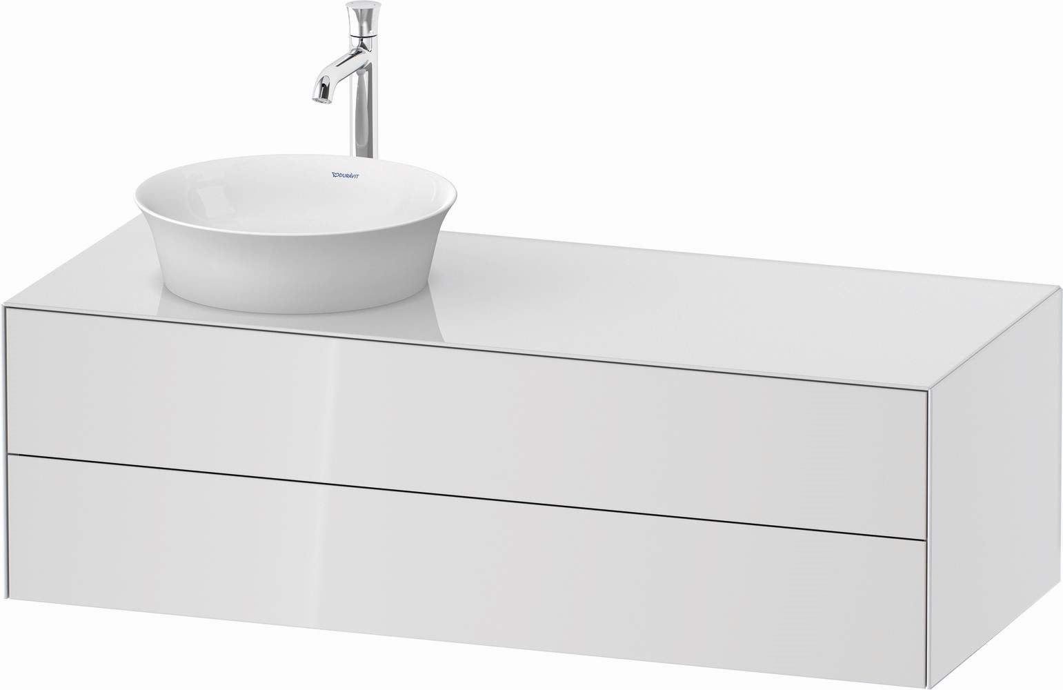 Duravit White Tulip dulap 130x55x40.8 cm sub chiuveta pe perete alb WT4987L8585