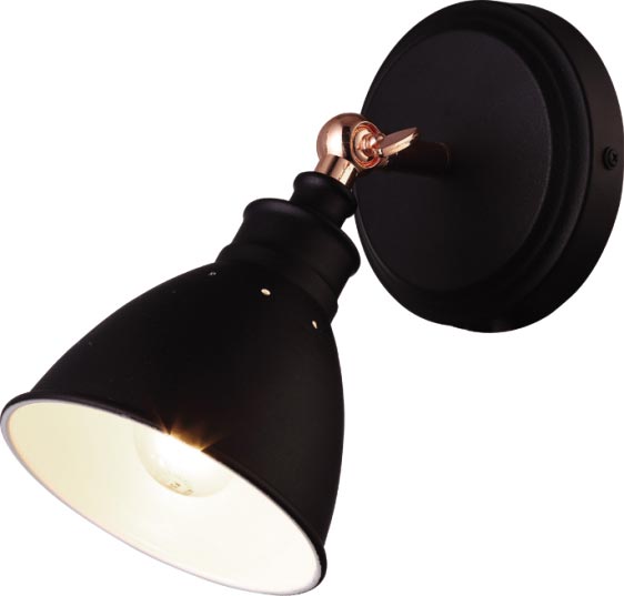 Kaja Watso Black lampă de perete 1x40 W negru K-8005W-1BK