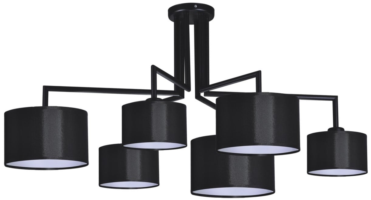 Kaja Simone Black lampă de tavan 6x60 W negru K-4321