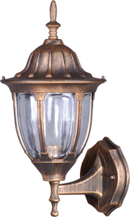 Kaja Vasco aplica exterior 1x60 W negru-auriu K-5007A/NCZARNY/ZŁOTY