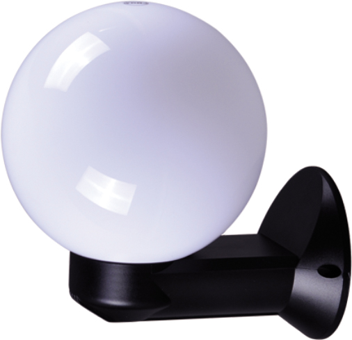 Kaja Astrid aplica exterior 1x60 W negru-opal K-MB-OGRODNF2803L6OPAL