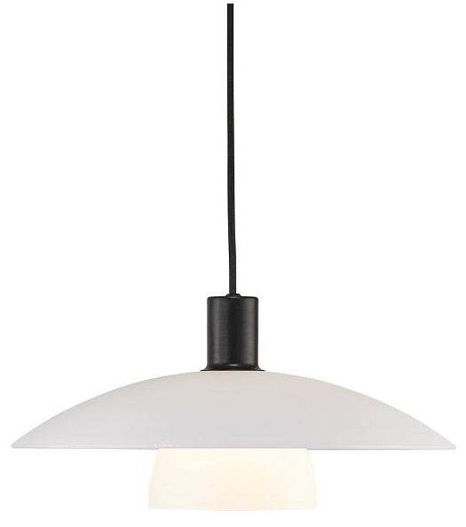 Nordlux Verona lampă suspendată 1x40 W alb-negru 2010863001