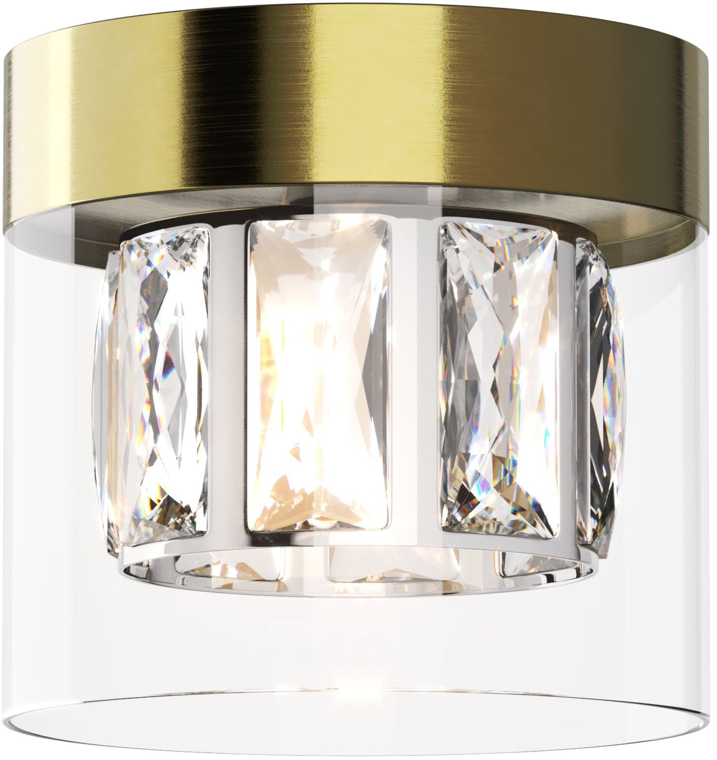 Zuma Line Gem lampă de tavan 1x28 W transparent-maro C0389-01A-0FD2