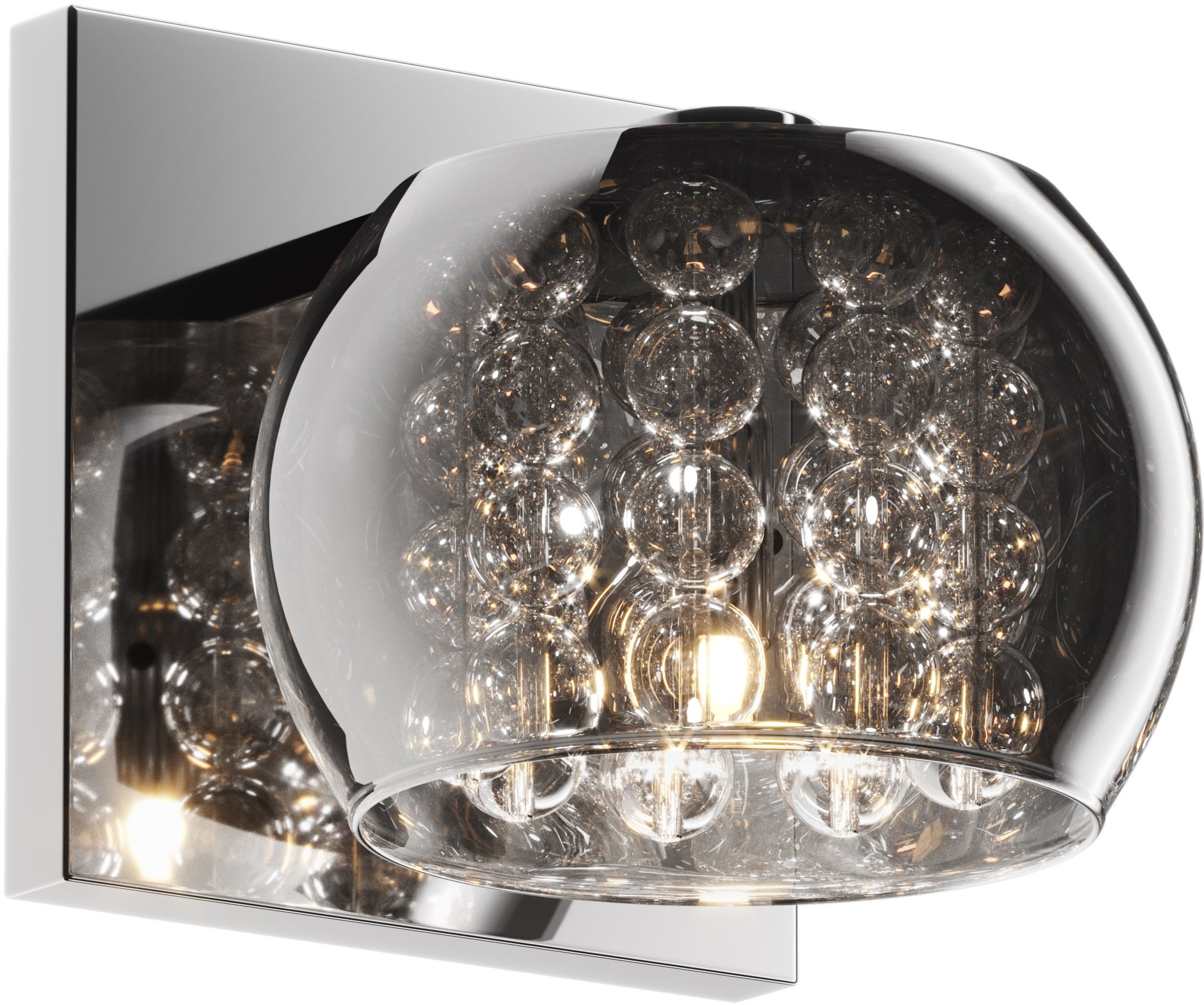 Zuma Line Crystal lampă de perete 1x42 W crom-fumuriu-cristal W0076-01A-B5FZ