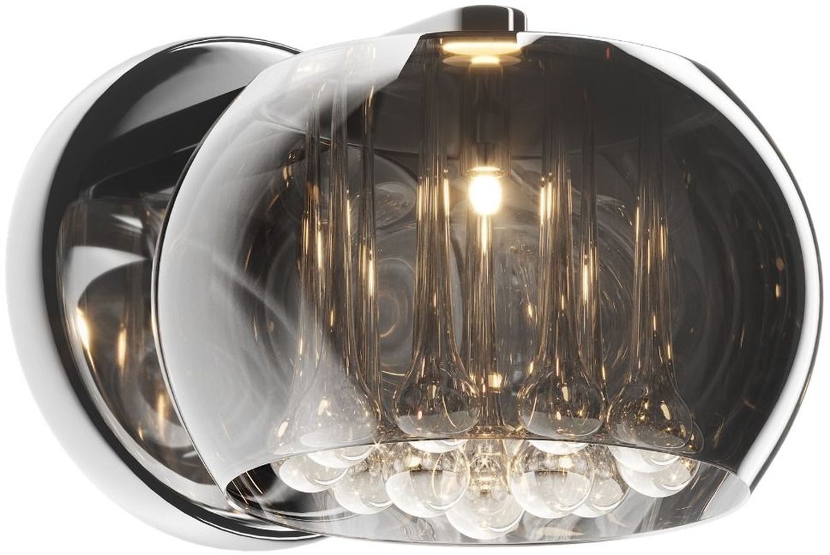 Zuma Line Crystal lampă de perete 1x42 W crom-fumuriu-cristal W0076-01D-F4FZ