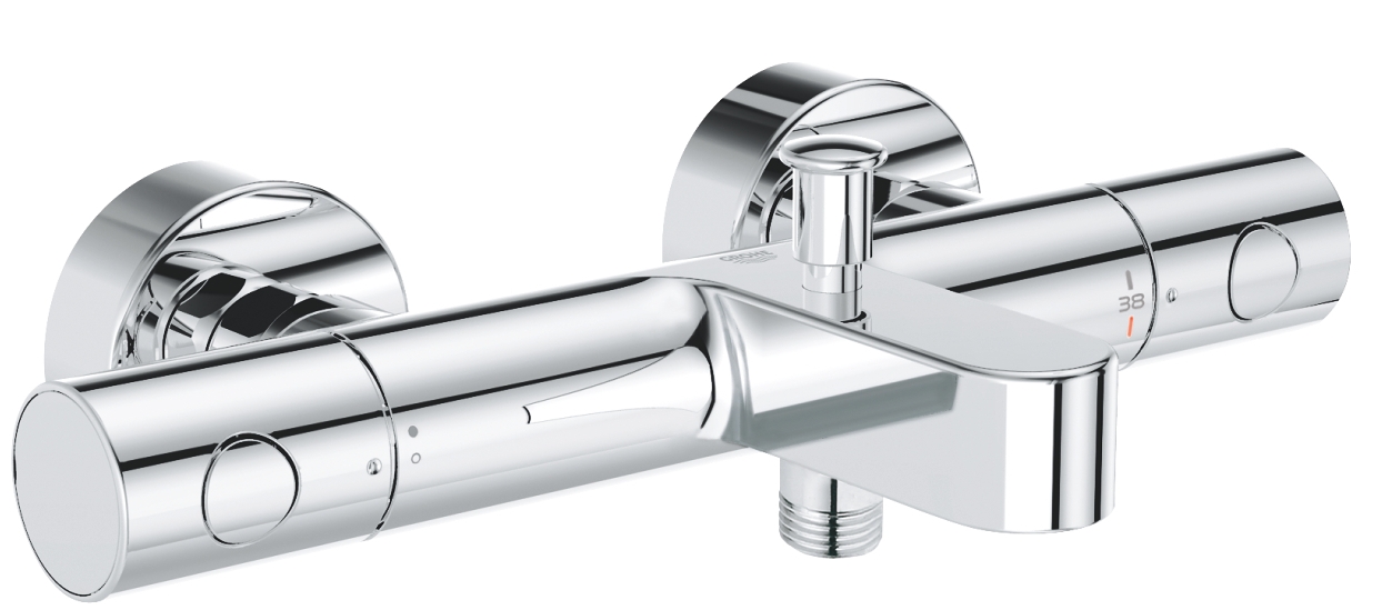 Grohe Grohtherm 800 Cosmopolitan baterie cadă-duș perete da StarLight Chrome 34766000