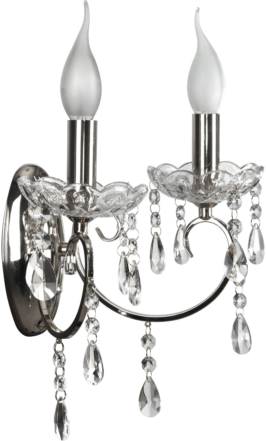 Candellux Aurora lampă de perete 2x40 W crom 22-96138