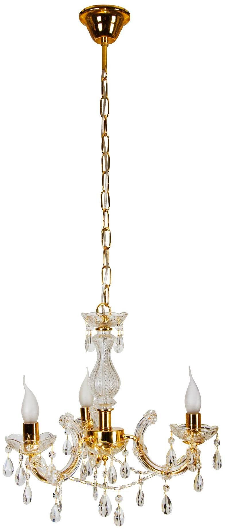 Candellux Maria Teresa lampă suspendată 3x40 W auriu 33-94639