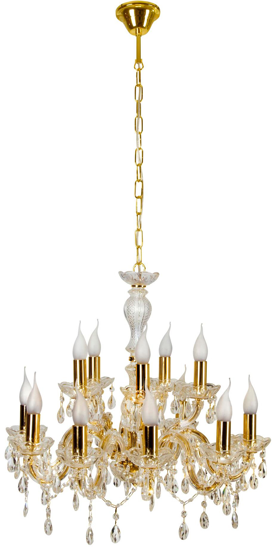 Candellux Maria Teresa lampă suspendată mai mult de 6x40 W auriu 30-94608